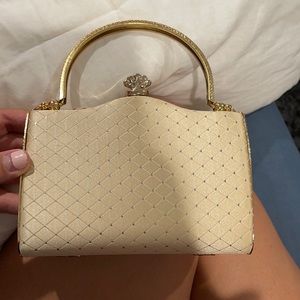Mini gold purse